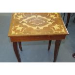 Decorative Inlaid Musical Table