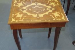 Decorative Inlaid Musical Table