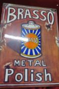Brasso Metal Polish Tin Sign