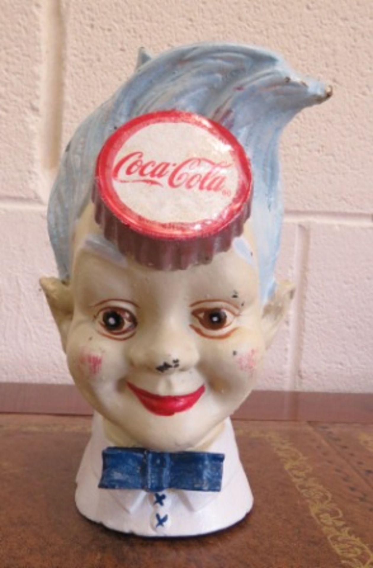 1950's CAST IRON METAL COCA COLA MONEY BOX