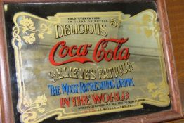 Coca Cola Vintage Bar Mirror