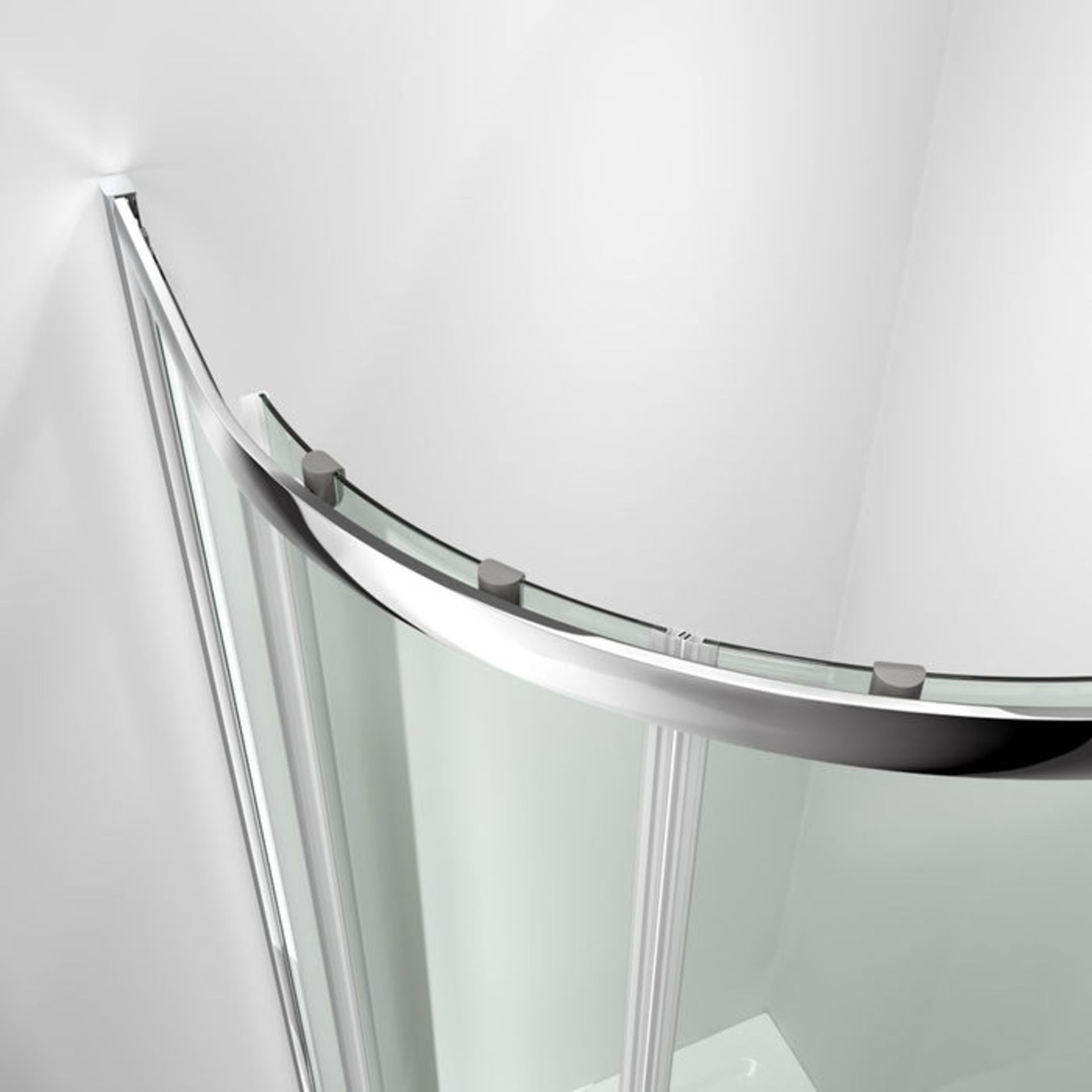 (G44) 800x800mm - Elements Quadrant Shower Enclosure RRP £199.99 4mm Safety Glass Fully waterproof - Image 6 of 6