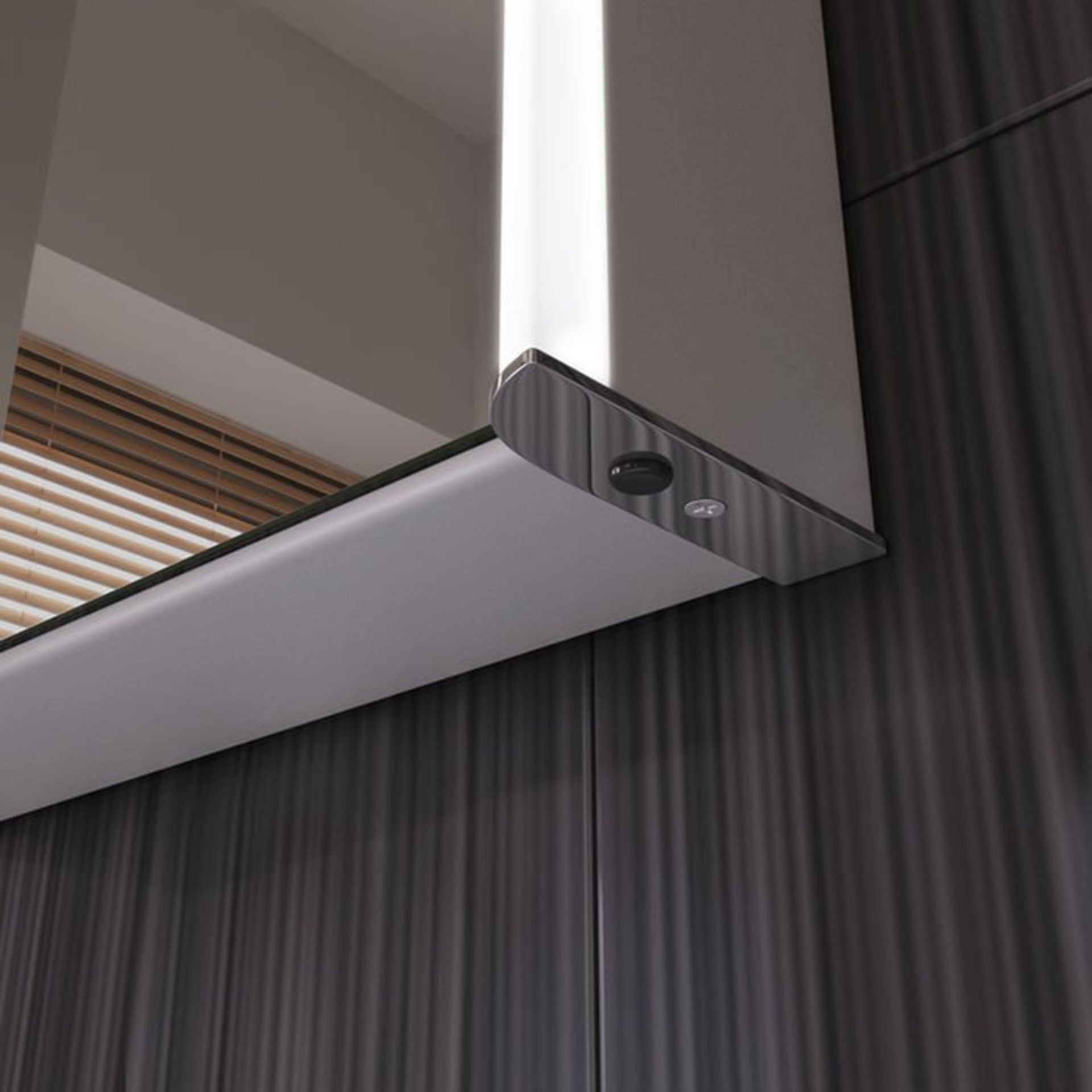 (G65) 450x600mm Bloom Illuminated LED Mirror Cabinet & Shaver Socket RRP £399.99 Double Sided Mirror - Image 4 of 5