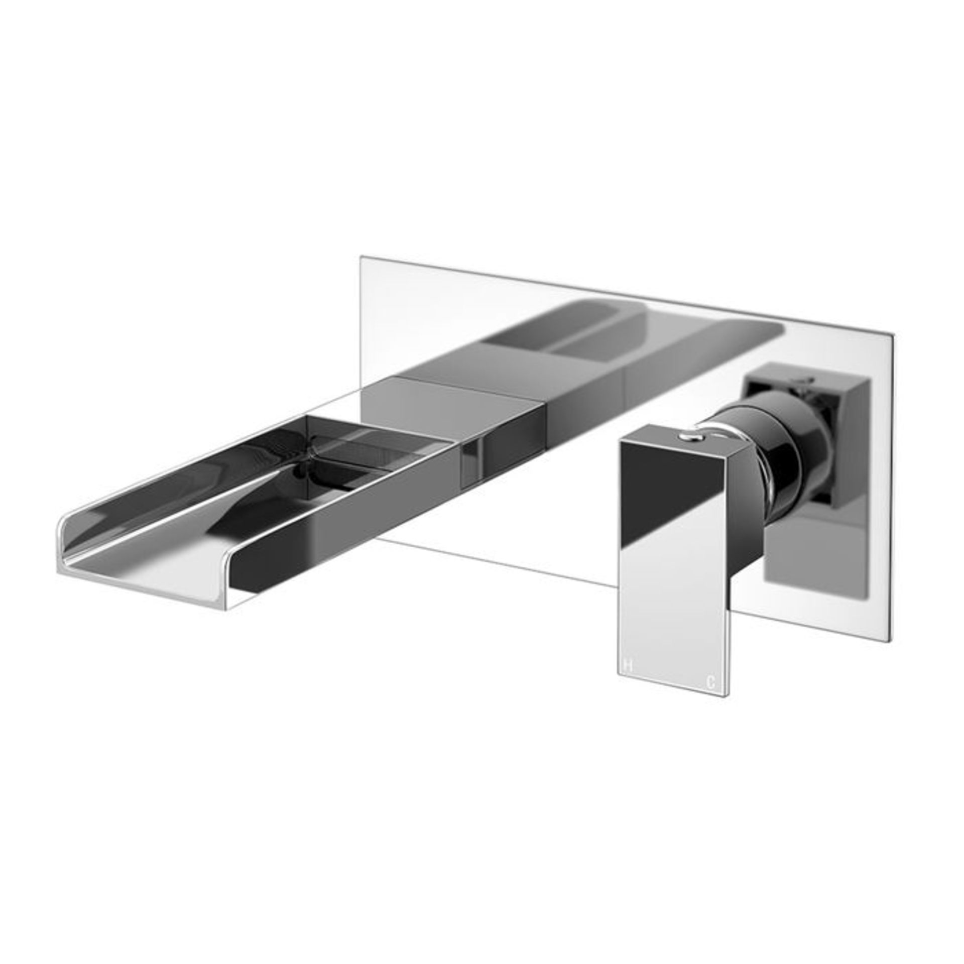 (G35) Niagra II Wall Mounted Bath Filler. Crafted from chrome plated, solid brass Mixer cartridge - Image 3 of 3