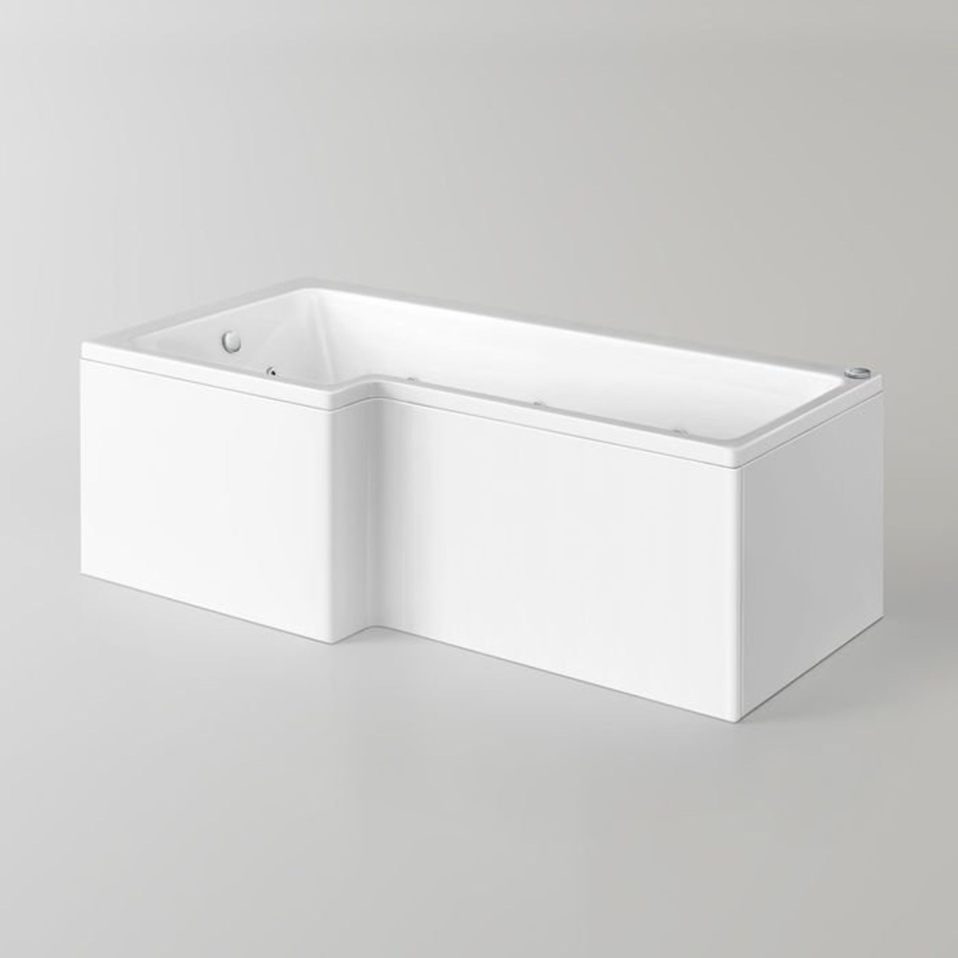 (G70) 1700x700x510mm Whirlpool Left Hand L Shaped Bath - 14 Jets. Indulge in luxury for a truly - Image 4 of 4