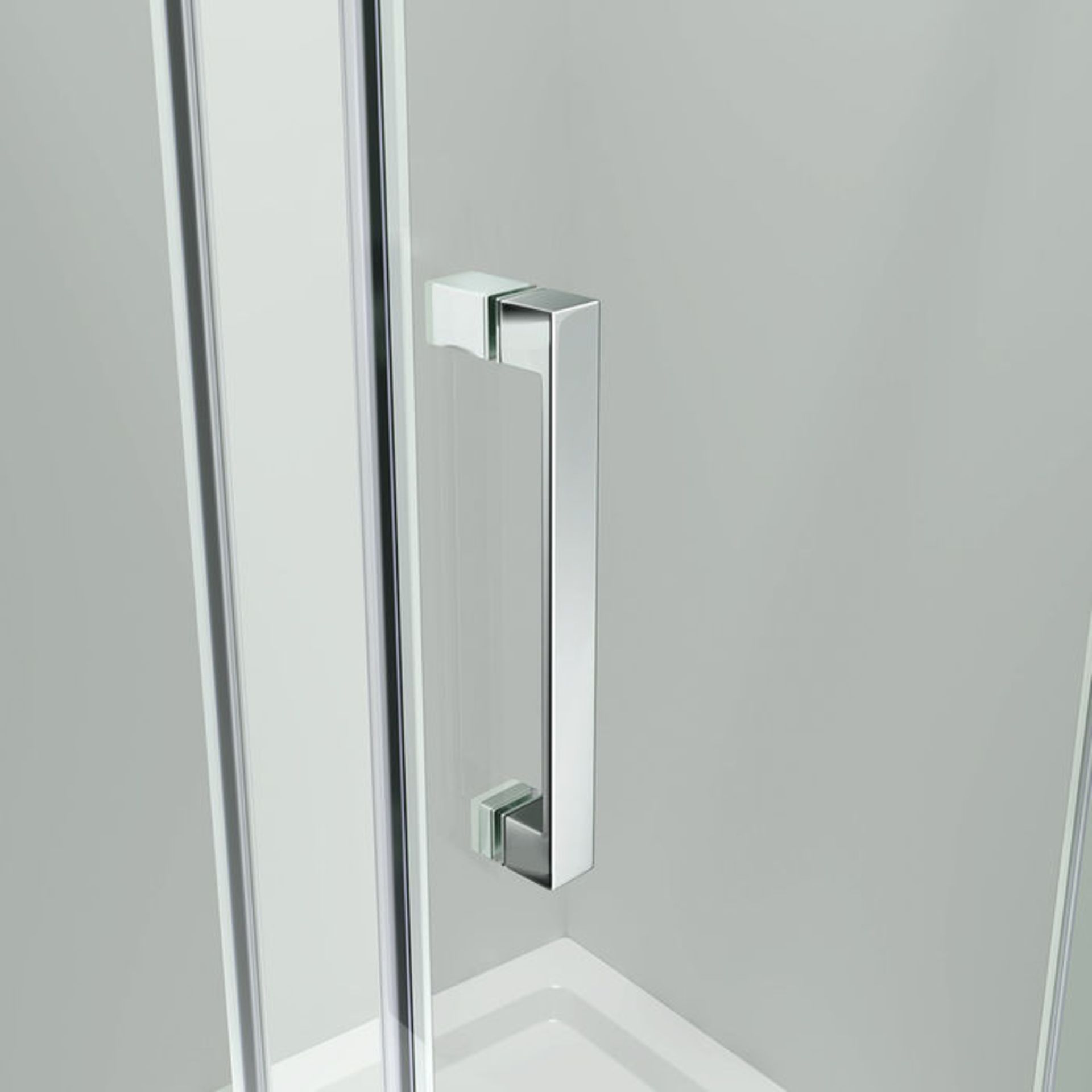 (G42) 1100mm - 8mm - Premium EasyClean Hinged Shower Door RRP £449.99 8mm EasyClean glass - Our - Image 8 of 8