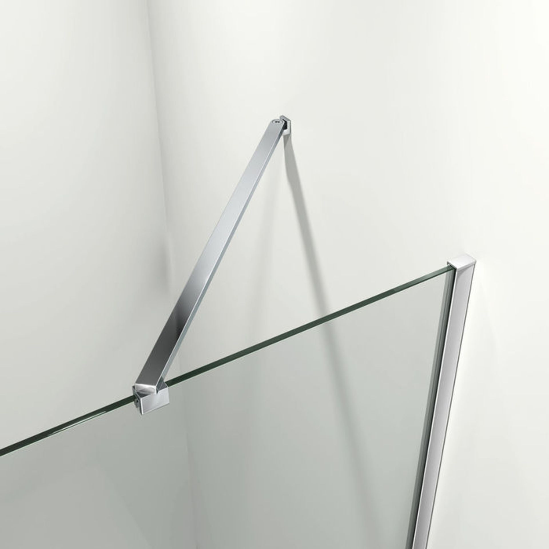 (G39) 900mm - 8mm - Premium EasyClean Wetroom Panel RRP £399.99 8mm EasyClean glass - Our glass - Image 4 of 7