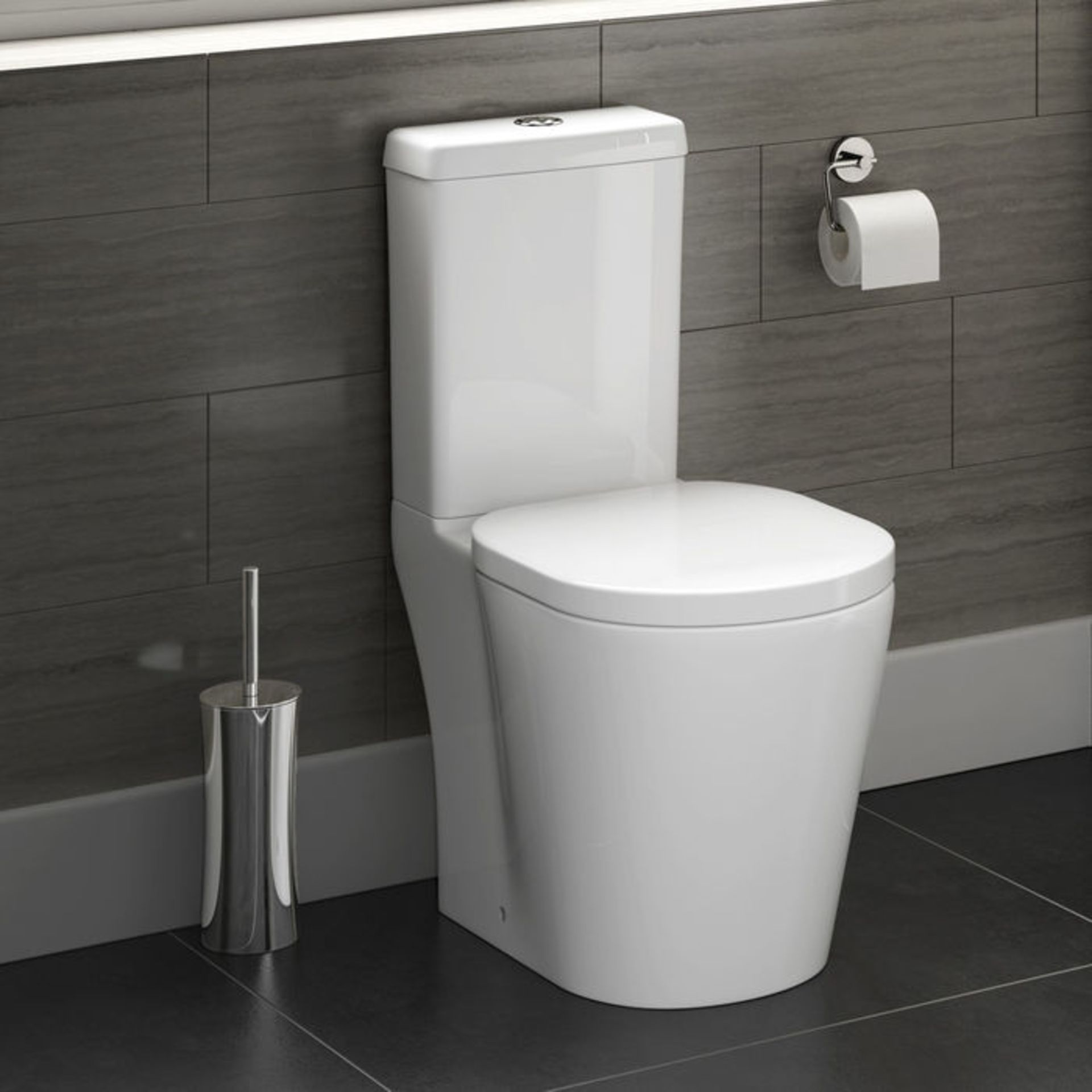 (G14) Albi Close Coupled Toilet & Cistern inc Soft Close Seat RRP £349.99 This innovative toilet