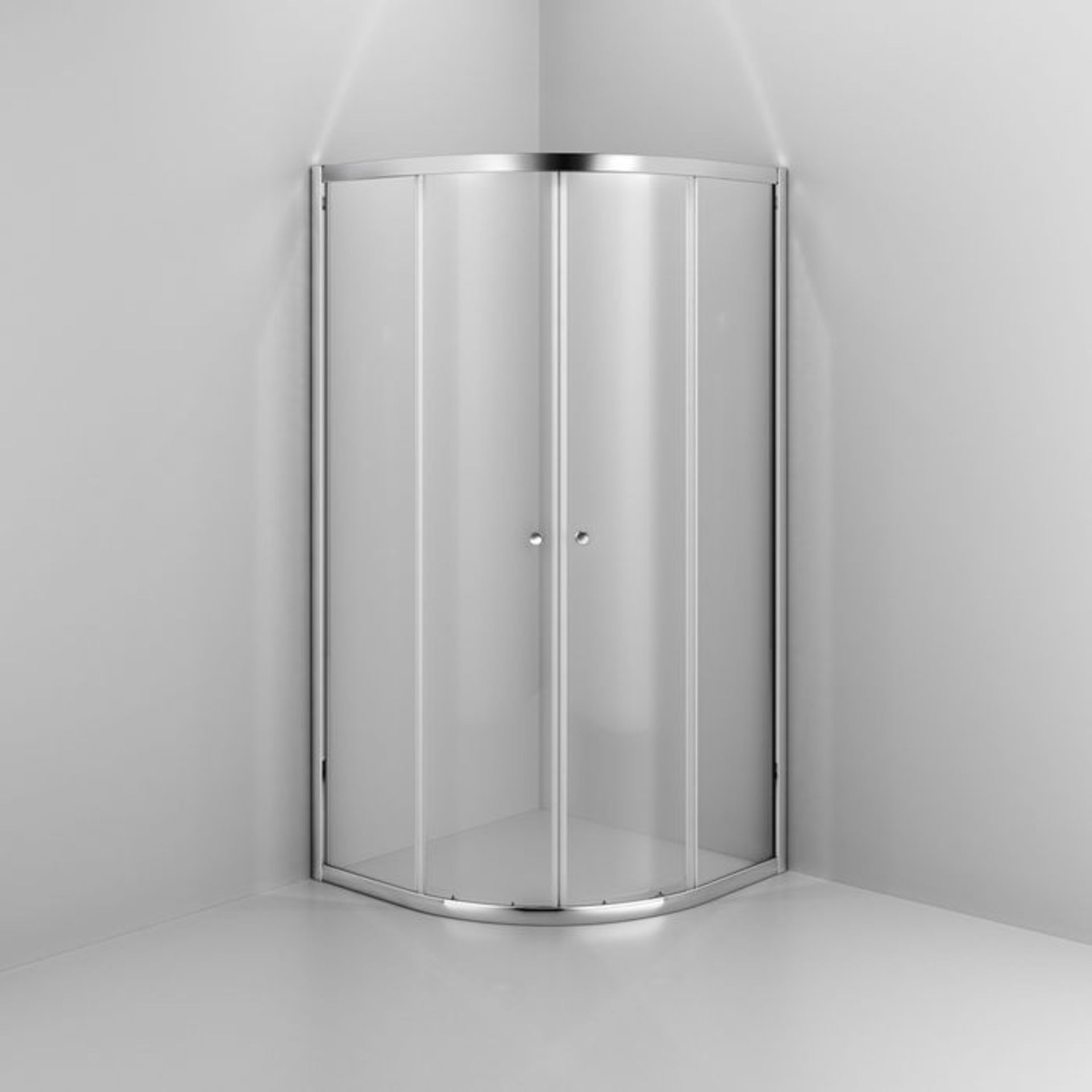 (G44) 800x800mm - Elements Quadrant Shower Enclosure RRP £199.99 4mm Safety Glass Fully waterproof - Image 5 of 6