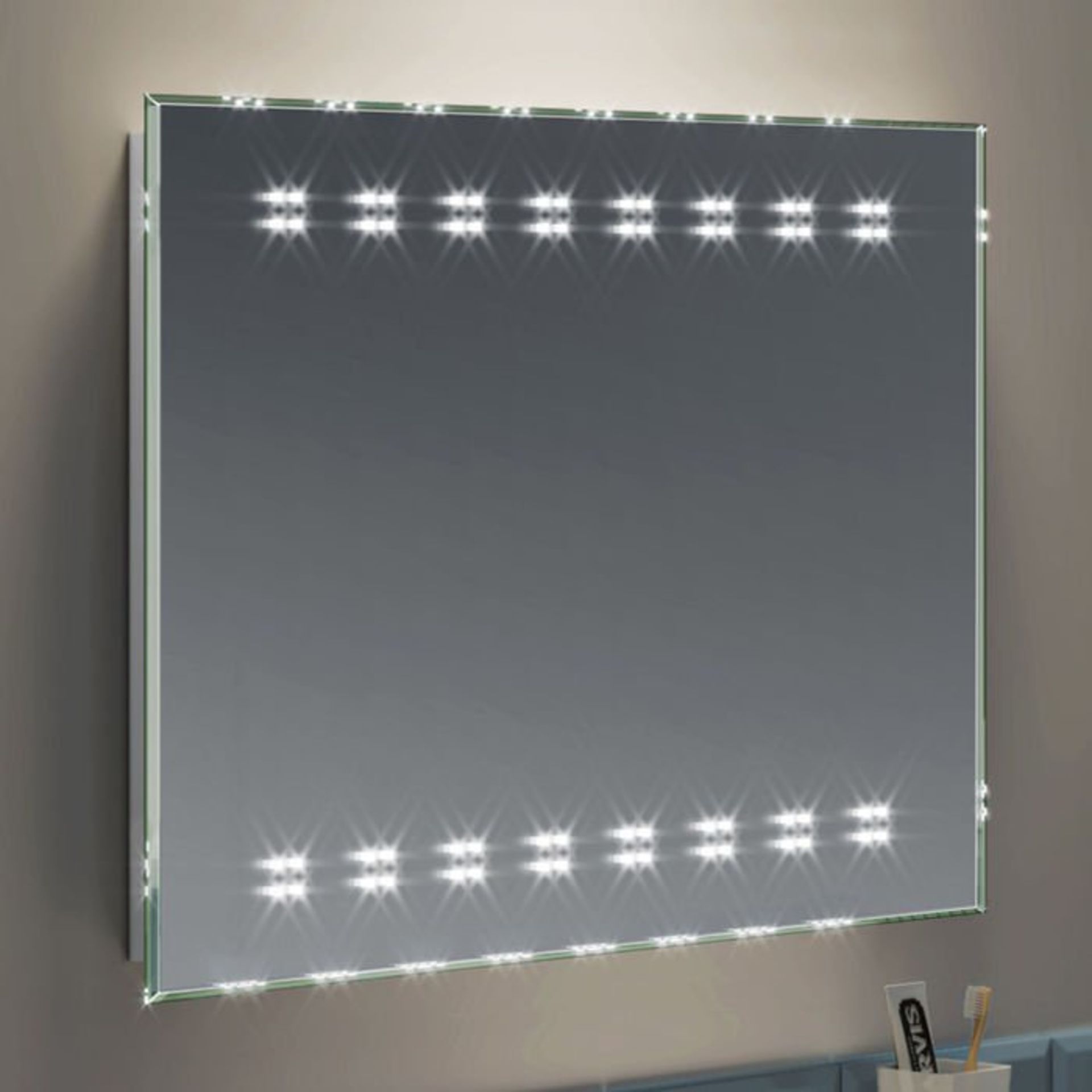 (H17) 700x500mm Galactic Designer Illuminated LED Mirror RRP £324.99 Energy efficient LED lighting - Image 2 of 5