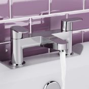 (T271) Boll Bath Filler Mixer Tap Presenting a contemporary design, this solid brass tap has been