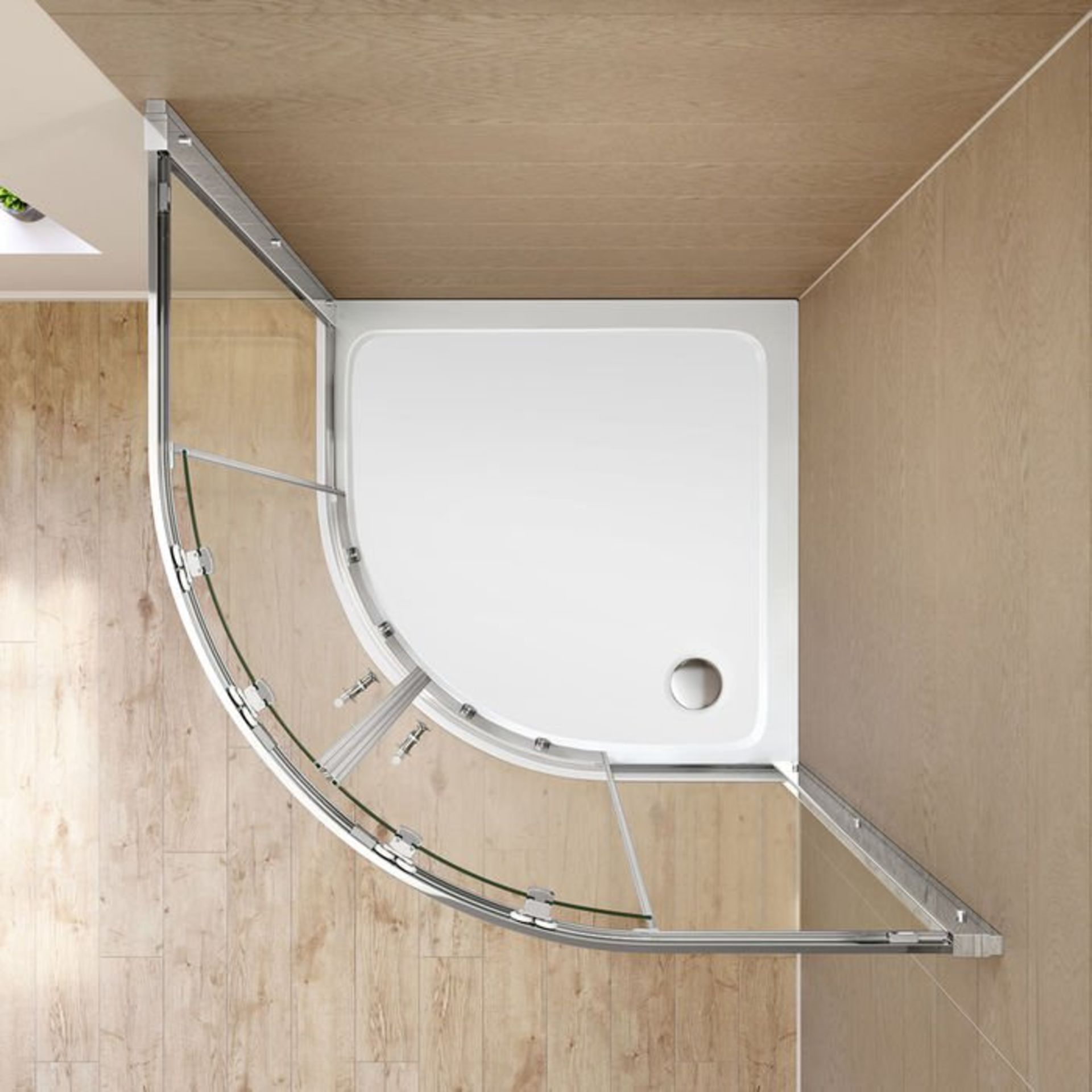 (H53) 800x800mm - 6mm - Elements Quadrant Shower Enclosure RRP £272.99 6mm Safety Glass Fully - Image 7 of 7