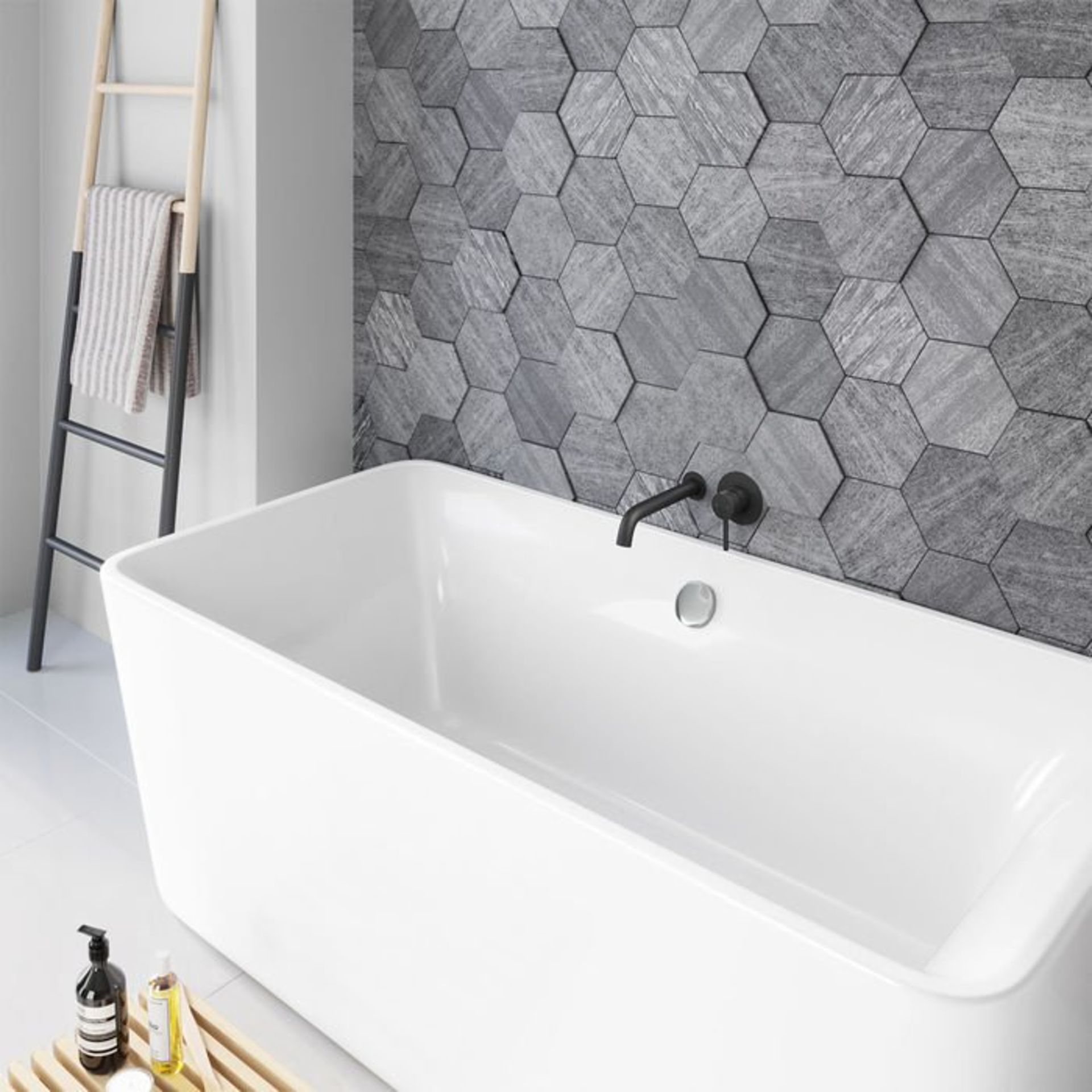 (V56) Iker Bath Tap RRP £269.99 Introducing The Hotel Collection - Urban Modernist Luxurious matte - Image 3 of 3