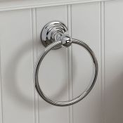 (S142) York Towel Ring 1 Year WarrantyFinishes your bathroom with a little extra functionality and