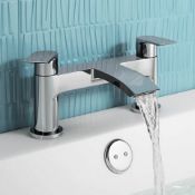 (V82) Nelas Bath Filler Mixer Tap Modern Bathroom Tap : Presenting a graceful design this bathroom