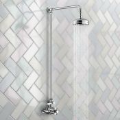 (H27) Traditional Exposed Thermostatic Shower Kit & Medium Head. Traditional exposed valve completes