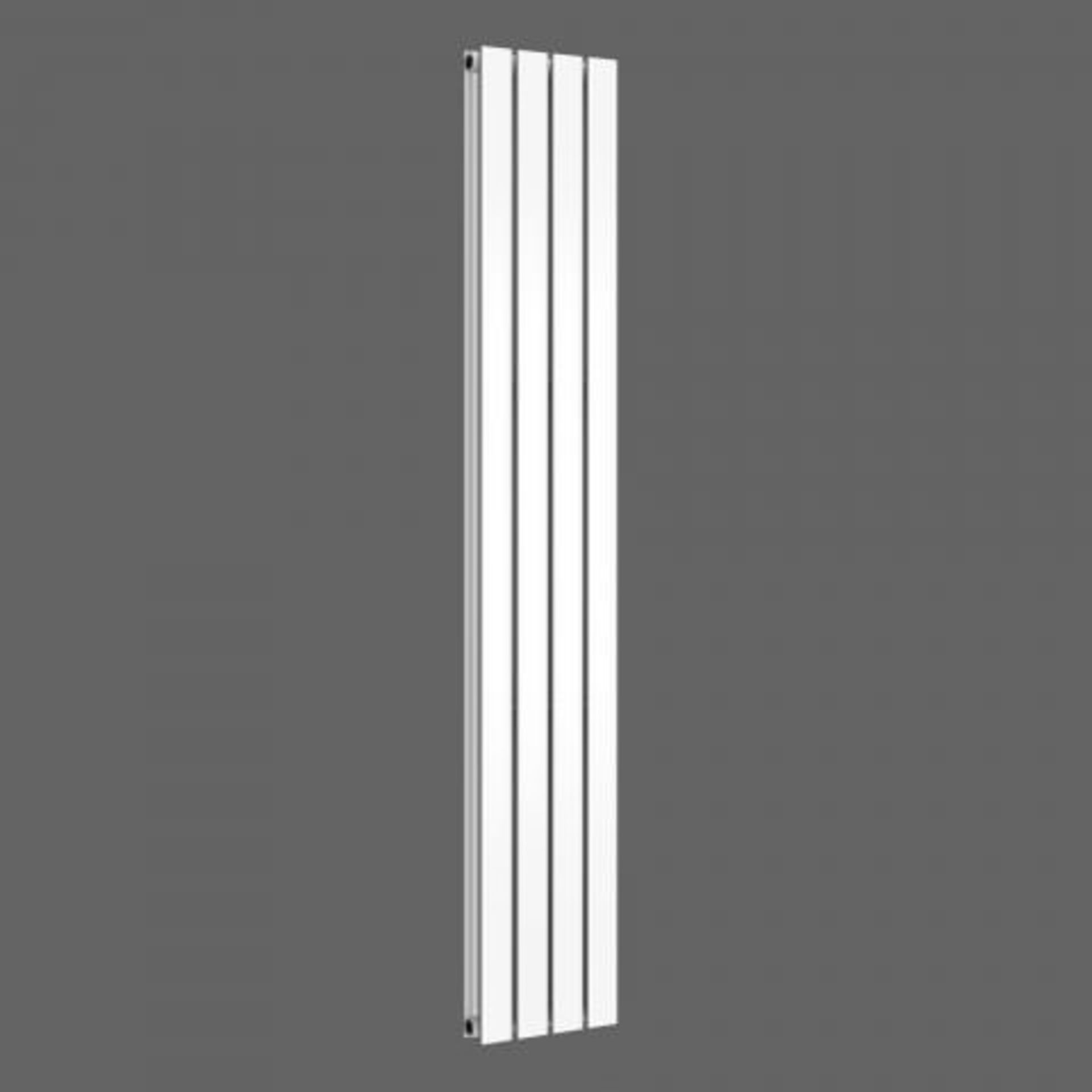 (T24) 1800x300mm Gloss White Double Flat Panel Vertical Radiator RRP £194.99 Attention to detail - Image 3 of 3