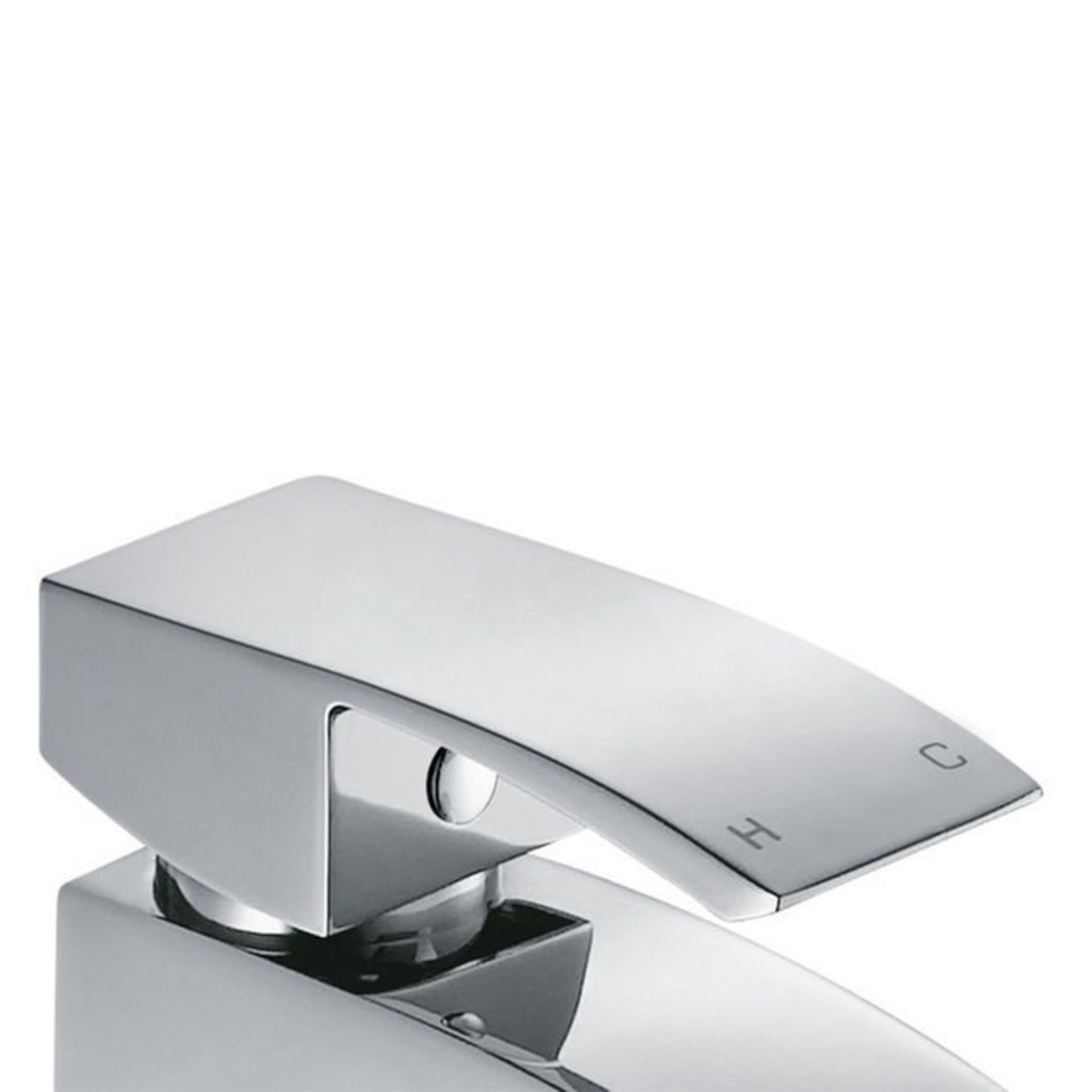 (H30) Keila Counter Top Basin Mixer Tap RRP £135.99 Chrome Plated Solid Brass Mixer cartridge - Image 3 of 3