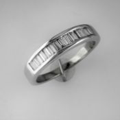 A Restored Channel set Half Eternity Ring