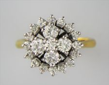 A Fully Restored Diamond Cluster Ring