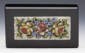 Fine Antique Italian Pietra Dura Floral Design Paperweight 19Th C.