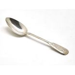 Antique Russian Engraved Silver Spoon Ivan Alexeyev 1890