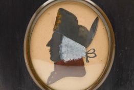 Fine Silhouette Of Captain James Blacklock Essex Regiment Dated 1776
