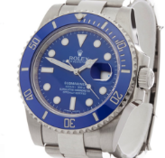 2016 Rolex Submariner Smurf 40mm 18K White Gold - 116619LB Box, Manuals & Guarantee