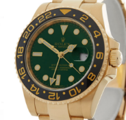 2007 Rolex GMT-Master II 40mm 18K Yellow Gold - 116718 Box & Guarantee