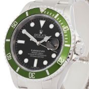 2003 Rolex Submariner Kermit Flat 4 MKIII Stainless Steel - 16610LV Box, Manuals & Guarantee