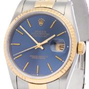 1989 Rolex Datejust Stainless Steel & 18K Yellow Gold - 16233