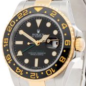 2008 Rolex GMT-Master II Stainless Steel & 18K Yellow Gold - 116713 Box & Guarantee