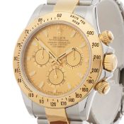 2007 Rolex Daytona Stainless Steel & 18K Yellow Gold - 116523