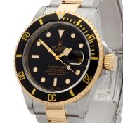 2001 Rolex Submariner Stainless Steel & 18K Yellow Gold - 16613LN with Guarantee