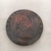 George III 1797 Cartwheel Twopence 2d Coin
