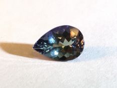 1.73ct Natural Tanzanite with IGI Certificate