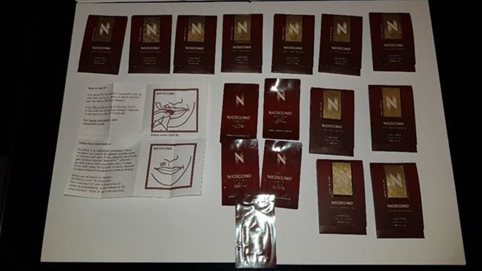 10 Cartons Each Containing 320 X Packs Each Of 5 X Niccocino Nicotine Replacements