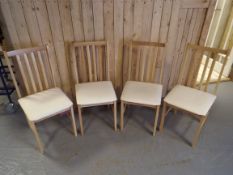 No Reserve: 4 x Solid Wood Chairs