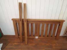 No Reserve: Double size Solid Wood headboard