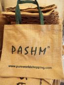 No Reserve: Pallet of approx 350 Hessian Jute Bags