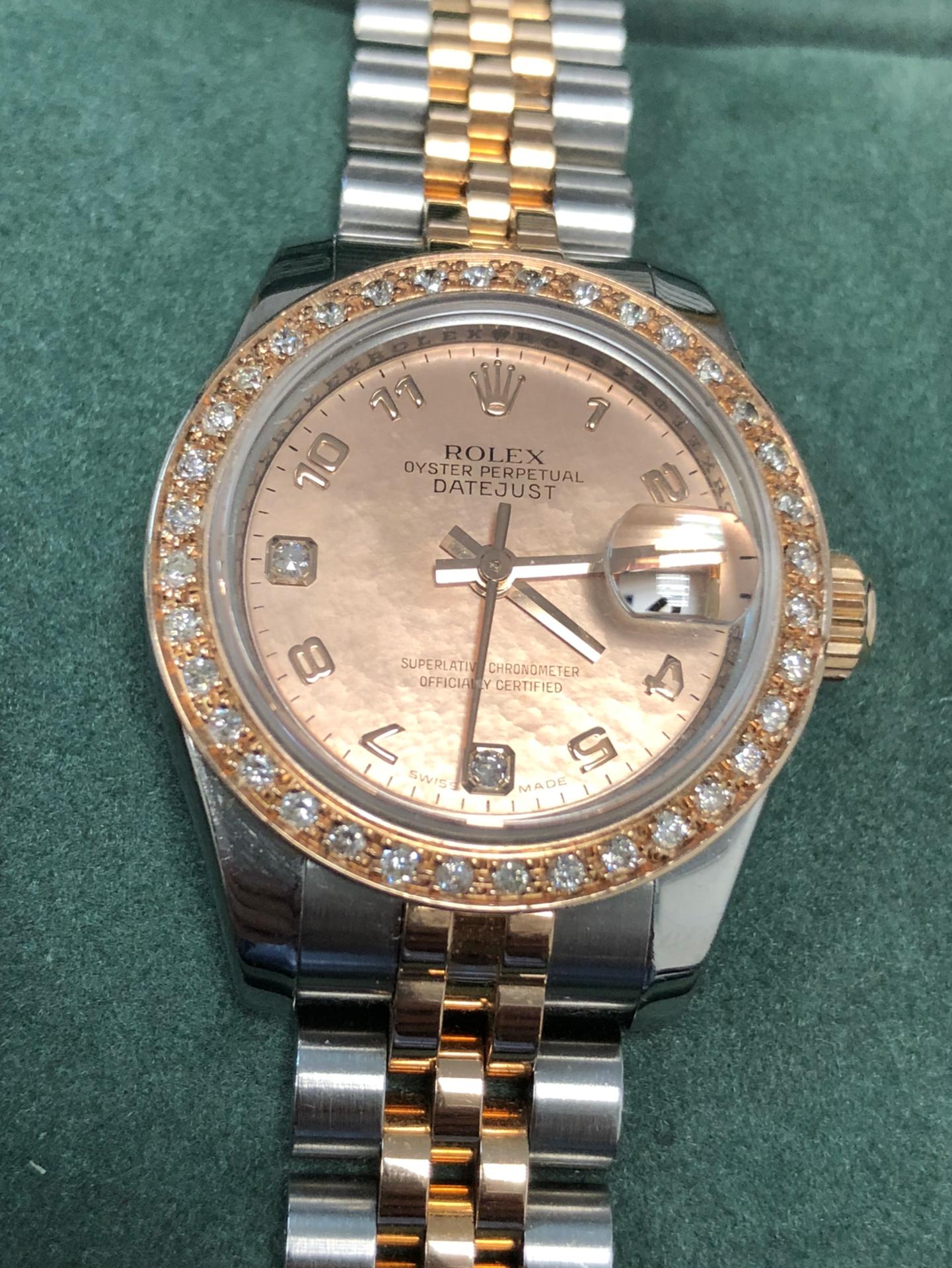 Rolex, Ladies Datejust - 18k Rose Gold