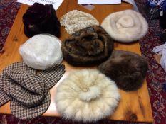 Selectio of vintage hats