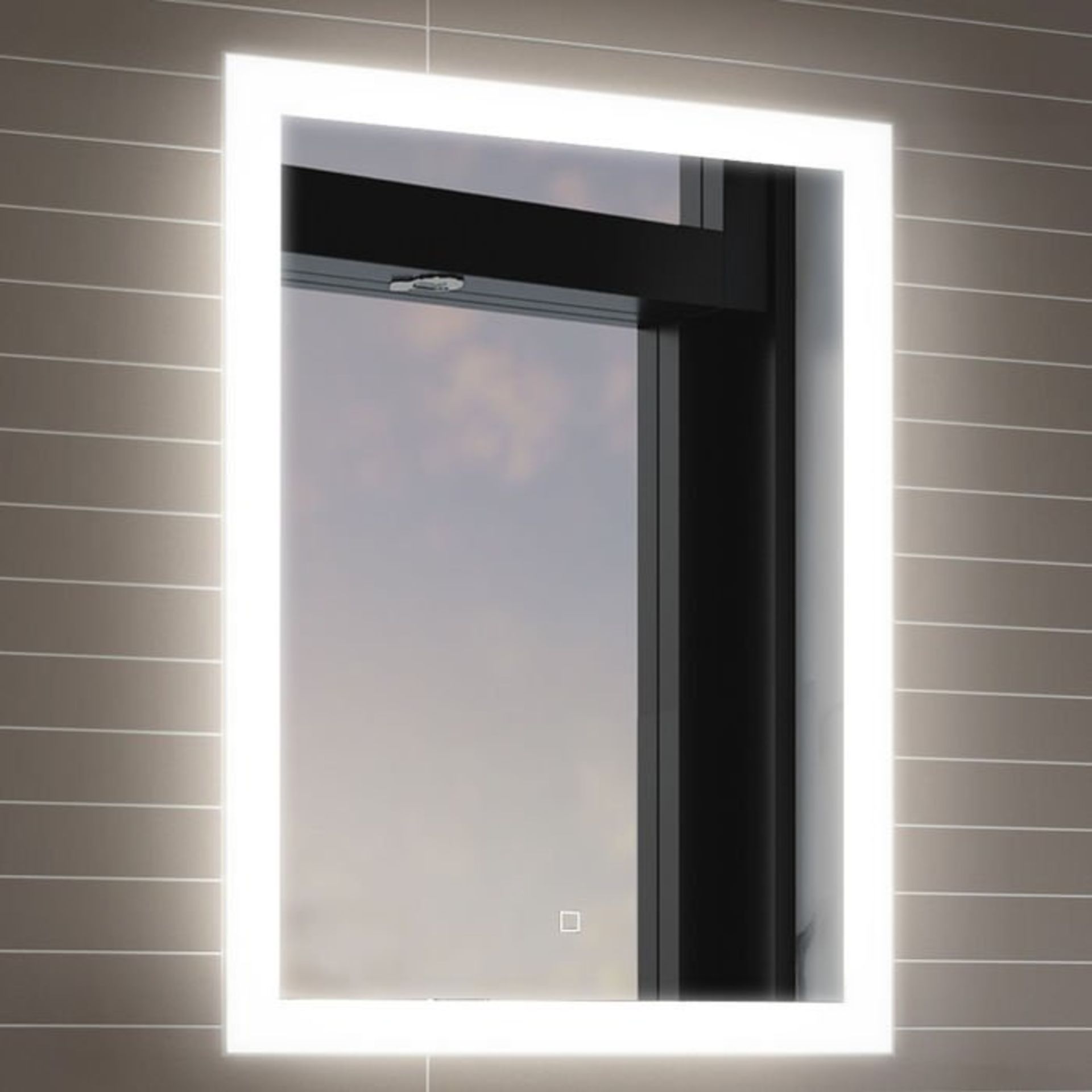 (Y55) 700x500mm Orion Illuminated LED Mirror - Switch Control.RRP £349.99. Energy efficient LED - Image 6 of 6