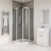 (Y45) 800x800mm - Elements Quadrant Shower Enclosure. RRP £199.99. 4mm Safety Glass Fully waterproof