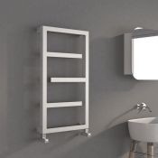 (Y40) 880X500mm Carisa Towel Radiator - Stainless Steel . RRP £369.99. For a contemporary style