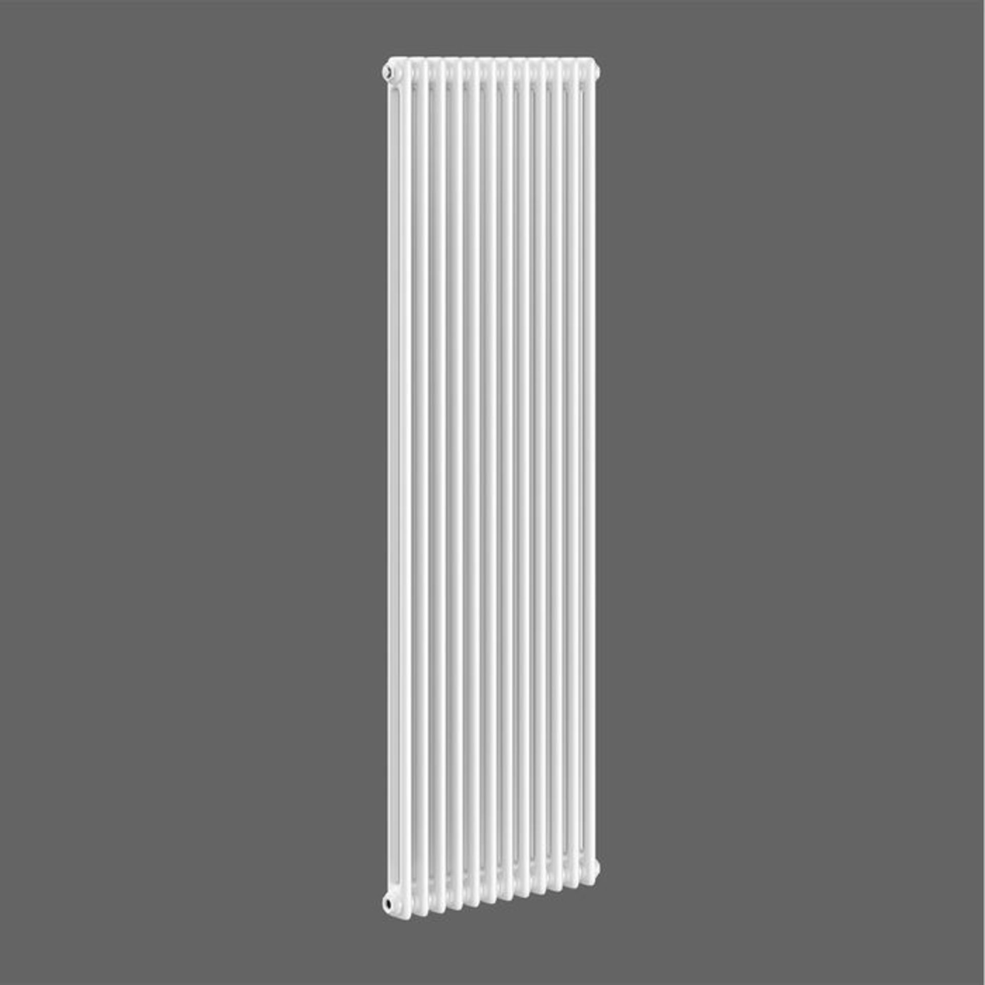 (Y37) 1800x554mm White Double Panel Vertical Colosseum Traditional Radiator. RRP £339.99. For - Image 3 of 3