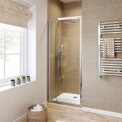 (Y138) 800mm - 6mm - Elements Pivot Shower Door. RRP £299.99. 6mm Safety Glass Fully waterproof
