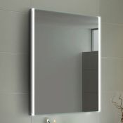 (Y54) 800x600mm Lunar Illuminated LED Mirror. RRP £399.99. Energy efficient LED lighting with IP44