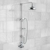 (Y48) Traditional Exposed Shower Kit Medium Head & Soap Dish. RRP £399.99. We love this because it