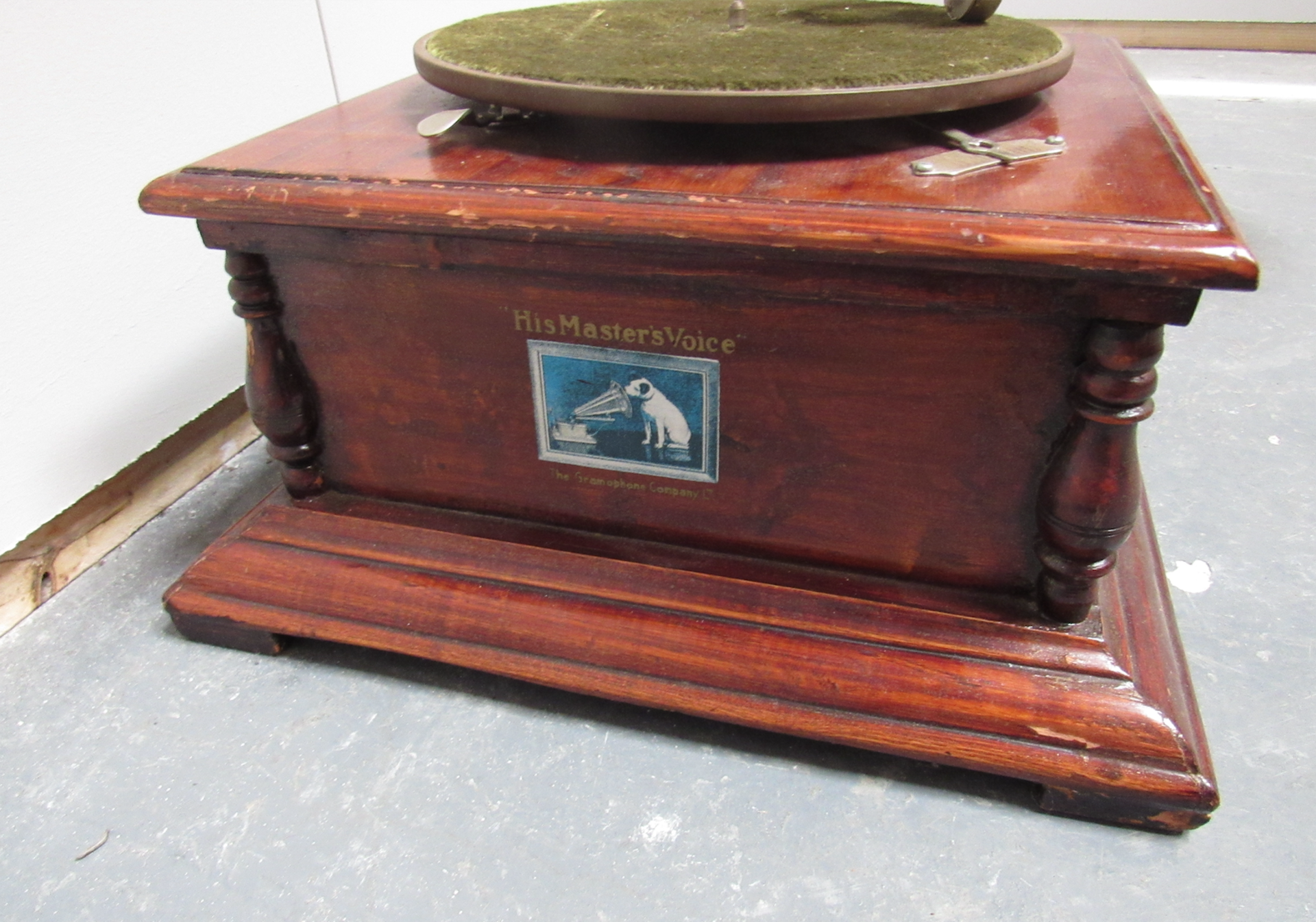 Table Top Gramophone, His Masters Voice - Image 3 of 4